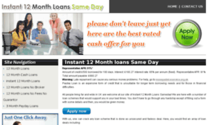 Instant12monthloanssameday.co.uk thumbnail