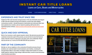 Instantcartitleloans.com thumbnail