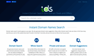 Instantdomainsearch.in thumbnail