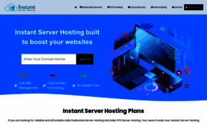 Instantserverhosting.com thumbnail