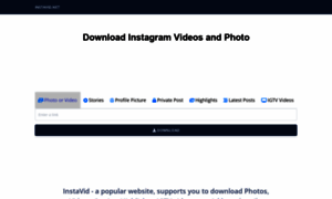 Instavid.net thumbnail