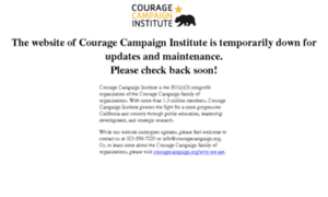 Institute.couragecampaign.org thumbnail