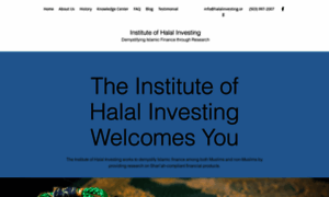 Instituteofhalalinvesting.org thumbnail