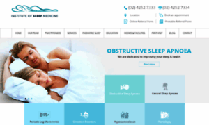 Instituteofsleepmedicine.com.au thumbnail