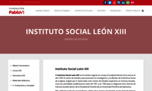 Instituto-social-leonxiii.org thumbnail