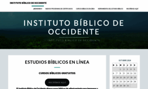 Institutobiblicodeoccidente.com thumbnail