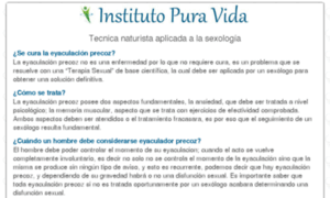 Institutopuravida.com thumbnail