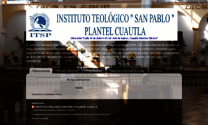 Institutoteologicosanpablocuautla.blogspot.mx thumbnail