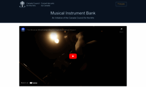 Instrumentbank.canadacouncil.ca thumbnail