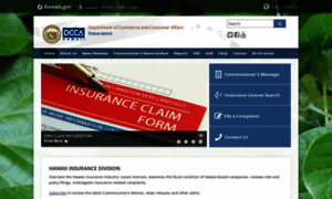 Insurance.ehawaii.gov thumbnail