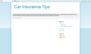 Insurancecarinfospot.blogspot.com thumbnail
