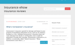 Insuranceehow.com thumbnail