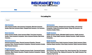 Insurancefind.org thumbnail