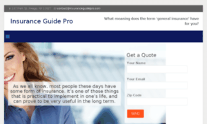 Insuranceguidepro.com thumbnail