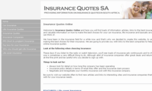 Insurancequotes-sa.co.za thumbnail