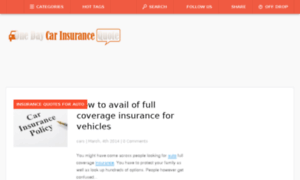 Insurancerateforcars.net thumbnail