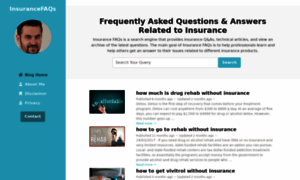 Insurances-faqs.com thumbnail