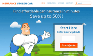Insurancestolencar.com thumbnail