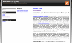 Insurancetypes.in thumbnail