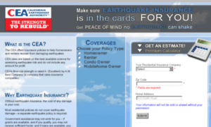 Insure.earthquakeauthority.com thumbnail