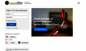 Insurepro.echosign.com thumbnail