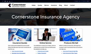 Insurewithcornerstone.com thumbnail