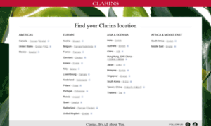 Int.clarins.com thumbnail