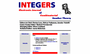 Integers-ejcnt.org thumbnail