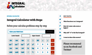 Integral-calculator.org thumbnail