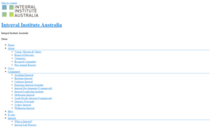 Integralinstitute.org.au thumbnail