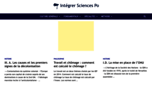 Integrersciencespo.fr thumbnail