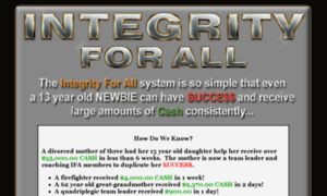 Integrityforall.com thumbnail