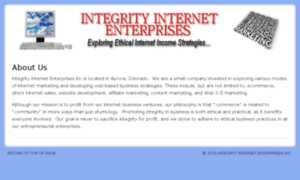 Integrityinternetenterprises.com thumbnail