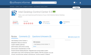Intel-desktop-control-center.software.informer.com thumbnail