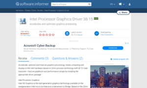 Intel-processor-graphics.software.informer.com thumbnail