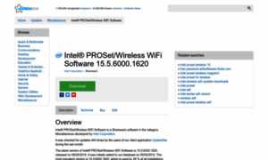 Intel-proset-wireless-wifi-software.updatestar.com thumbnail