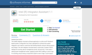 Intel-r-integrator-assistant.software.informer.com thumbnail