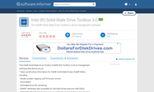 Intel-r-solid-state-drive-toolbox.software.informer.com thumbnail
