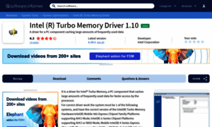 Intel-r-turbo-memory-console.software.informer.com thumbnail