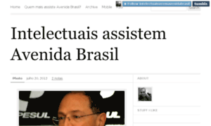 Intelectuaisveemavenidabrasil.tumblr.com thumbnail