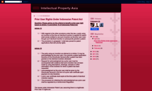 Intellectual-property-asia.blogspot.sg thumbnail