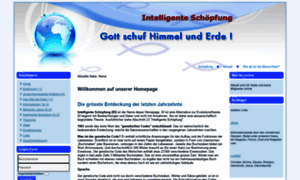 Intelligente-schoepfung.ch thumbnail