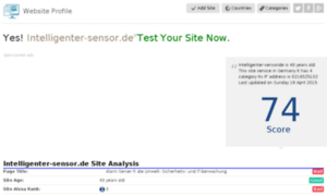 Intelligenter-sensor.de.websiteprofile.net thumbnail