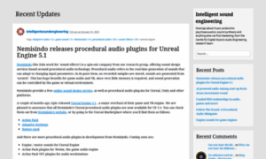 Intelligentsoundengineering.wordpress.com thumbnail