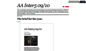 Inter5.aaschool.ac.uk thumbnail