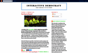 Interactivedemocracy.blogspot.com thumbnail