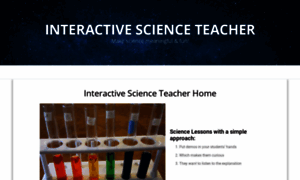 Interactivescienceteacher.com thumbnail