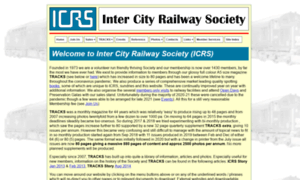 Intercityrailwaysociety.org thumbnail
