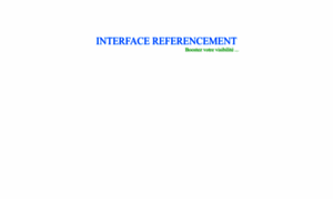 Interface-referencement.com thumbnail