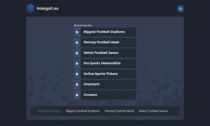 Intergolf.eu thumbnail
